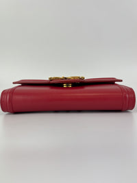 DG Amore Clutch Bag in Red Leather