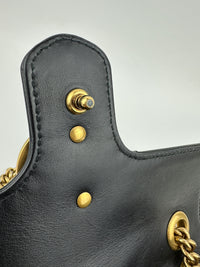 Marmont Mini Matelassé Black Shoulder Bag