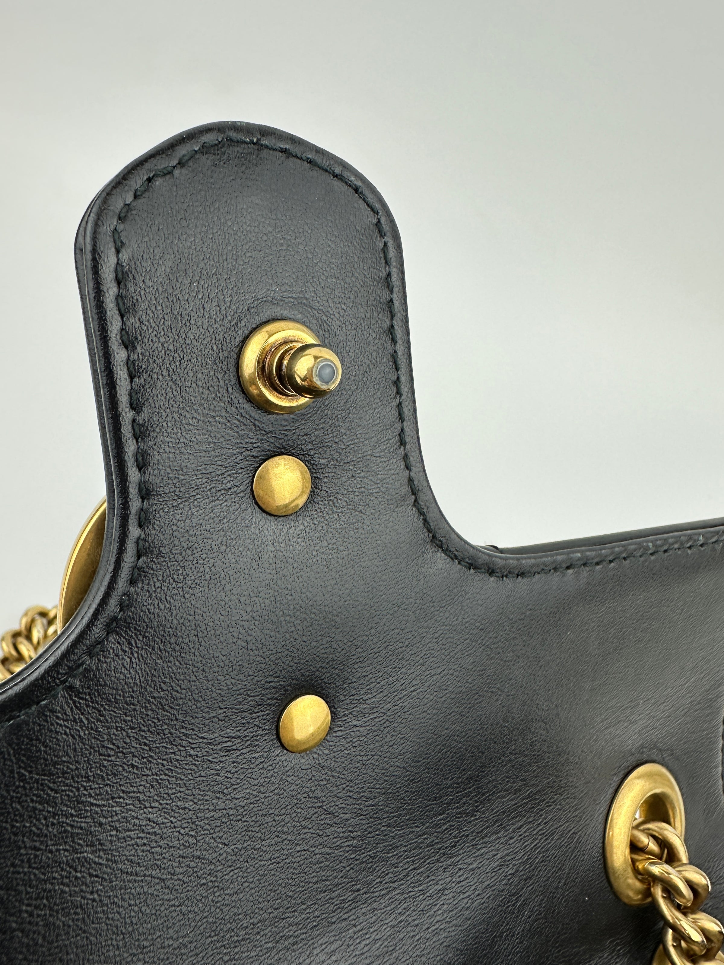 Marmont Mini Matelassé Black Shoulder Bag