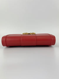 DG Amore Clutch Bag in Red Leather