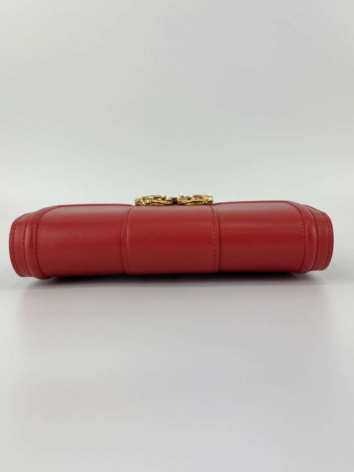 DG Amore Clutch Bag in Red Leather