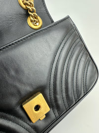 Marmont Mini Matelassé Black Shoulder Bag