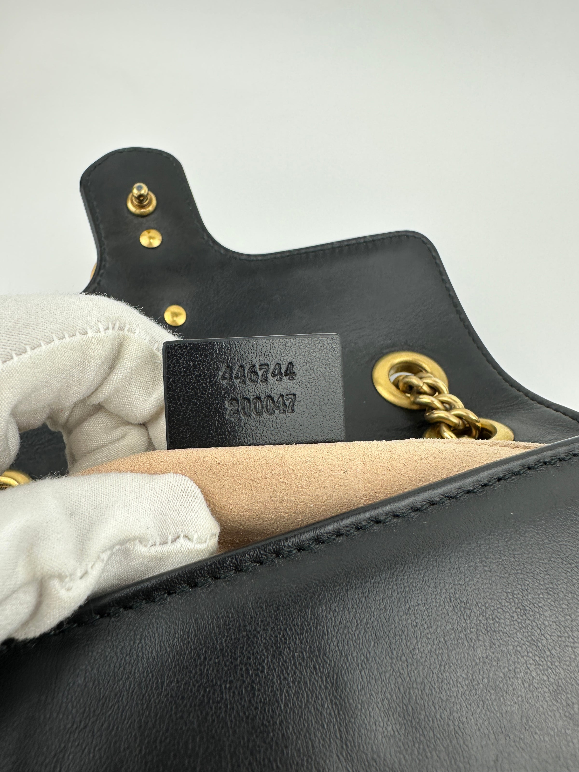 Marmont Mini Matelassé Black Shoulder Bag