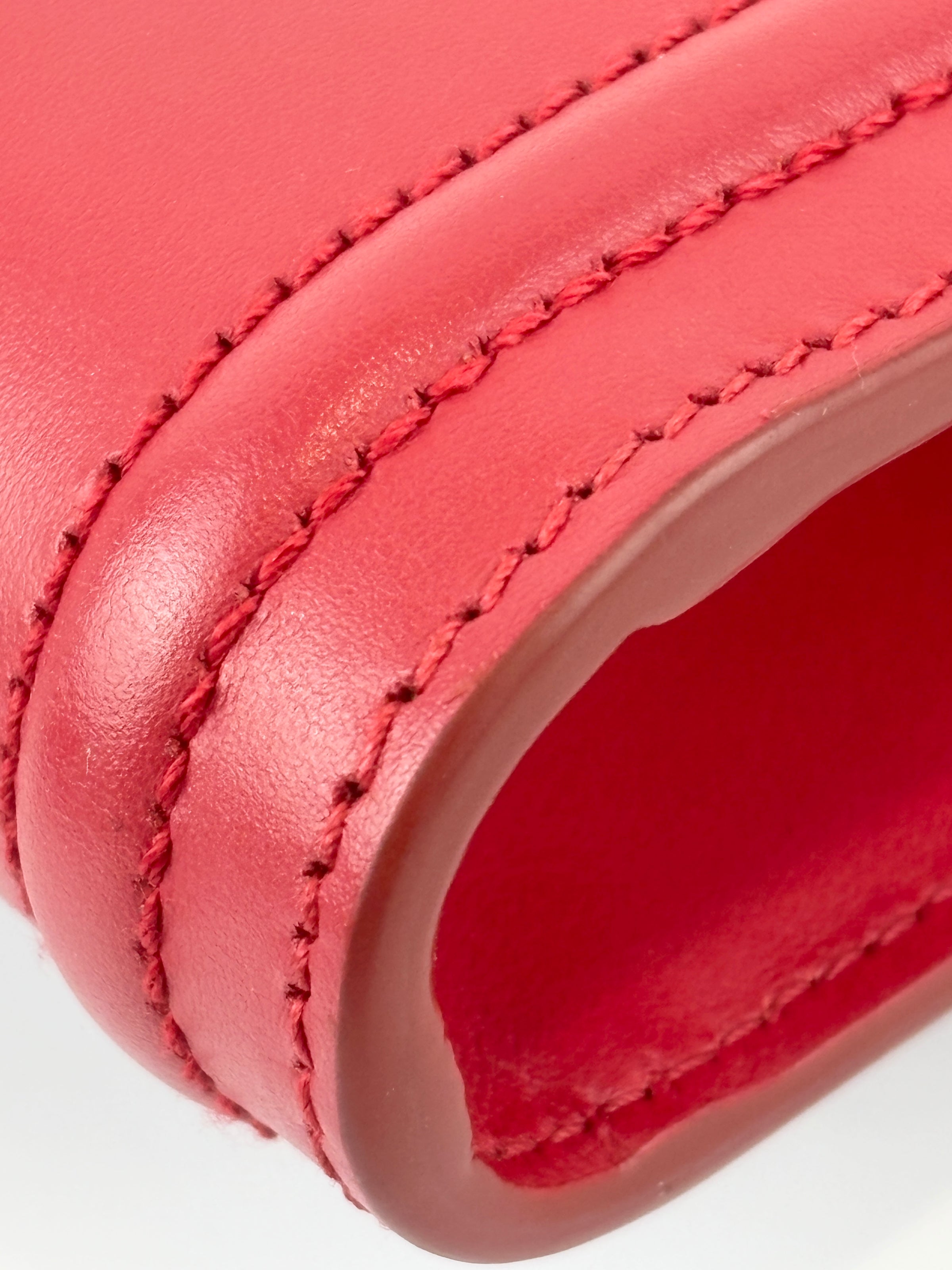 DG Amore Clutch Bag in Red Leather