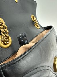 Marmont Mini Matelassé Black Shoulder Bag