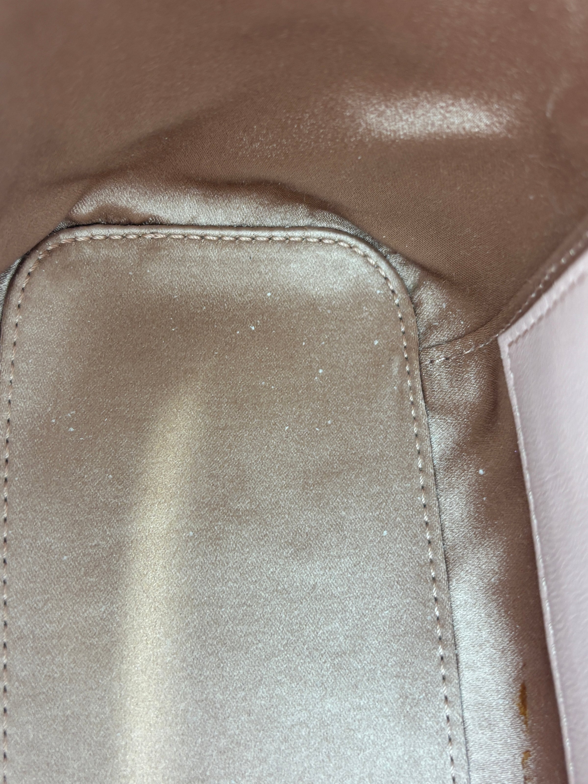 5BH122 Matelassé Nappa Leather Vanity Crossbody Bag Orchid Pink GHW