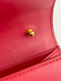 DG Amore Clutch Bag in Red Leather
