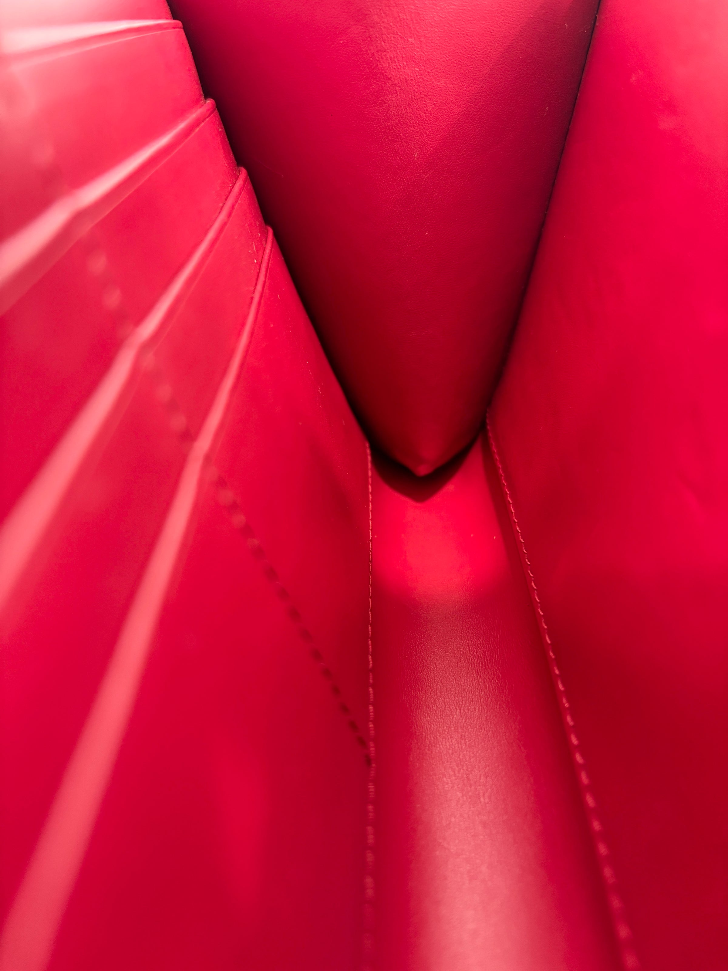 DG Amore Clutch Bag in Red Leather