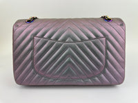 2.55 Reissue Iridescent Chevron 226 Rainbow Hardware Flap Bag