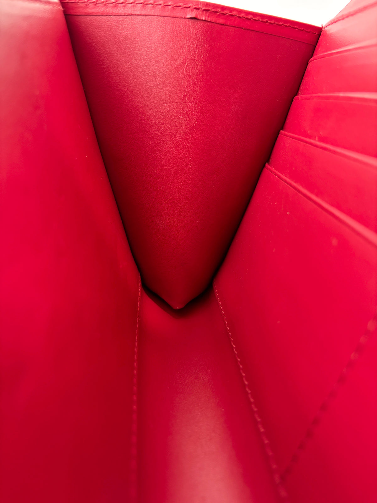 DG Amore Clutch Bag in Red Leather