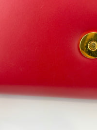 DG Amore Clutch Bag in Red Leather