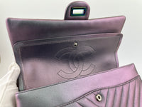 2.55 Reissue Iridescent Chevron 226 Rainbow Hardware Flap Bag