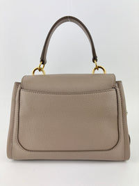 Small Tess Day Bag Motty Grey Grained & Smooth Calfskin MHW