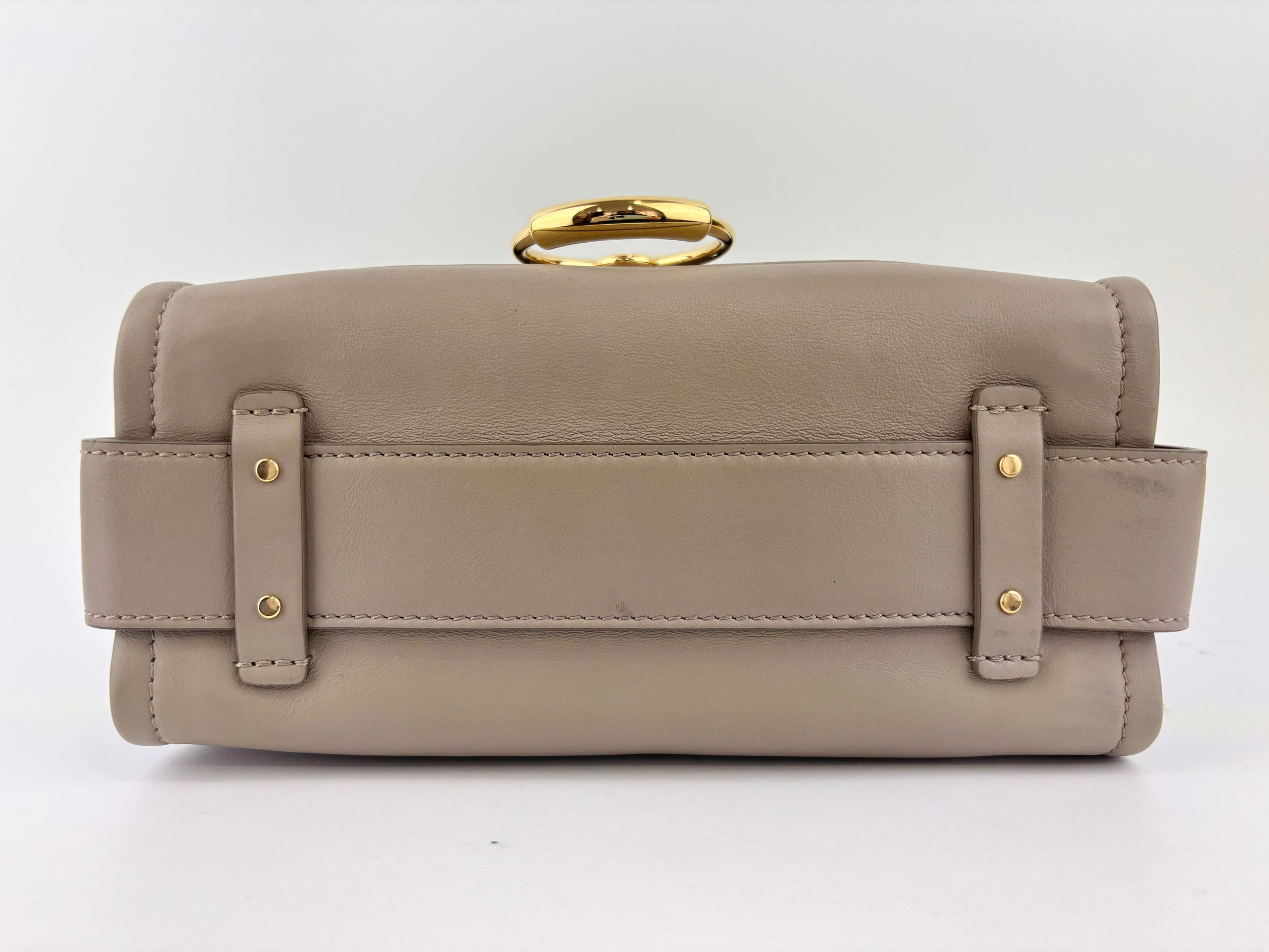 Small Tess Day Bag Motty Grey Grained & Smooth Calfskin MHW