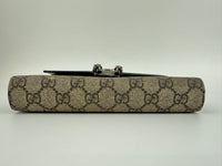 GG Supreme Dionysus Beige & Ebony Wallet On Chain