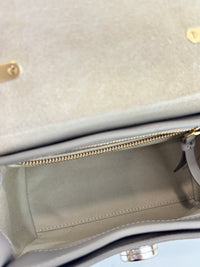 Small Tess Day Bag Motty Grey Grained & Smooth Calfskin MHW