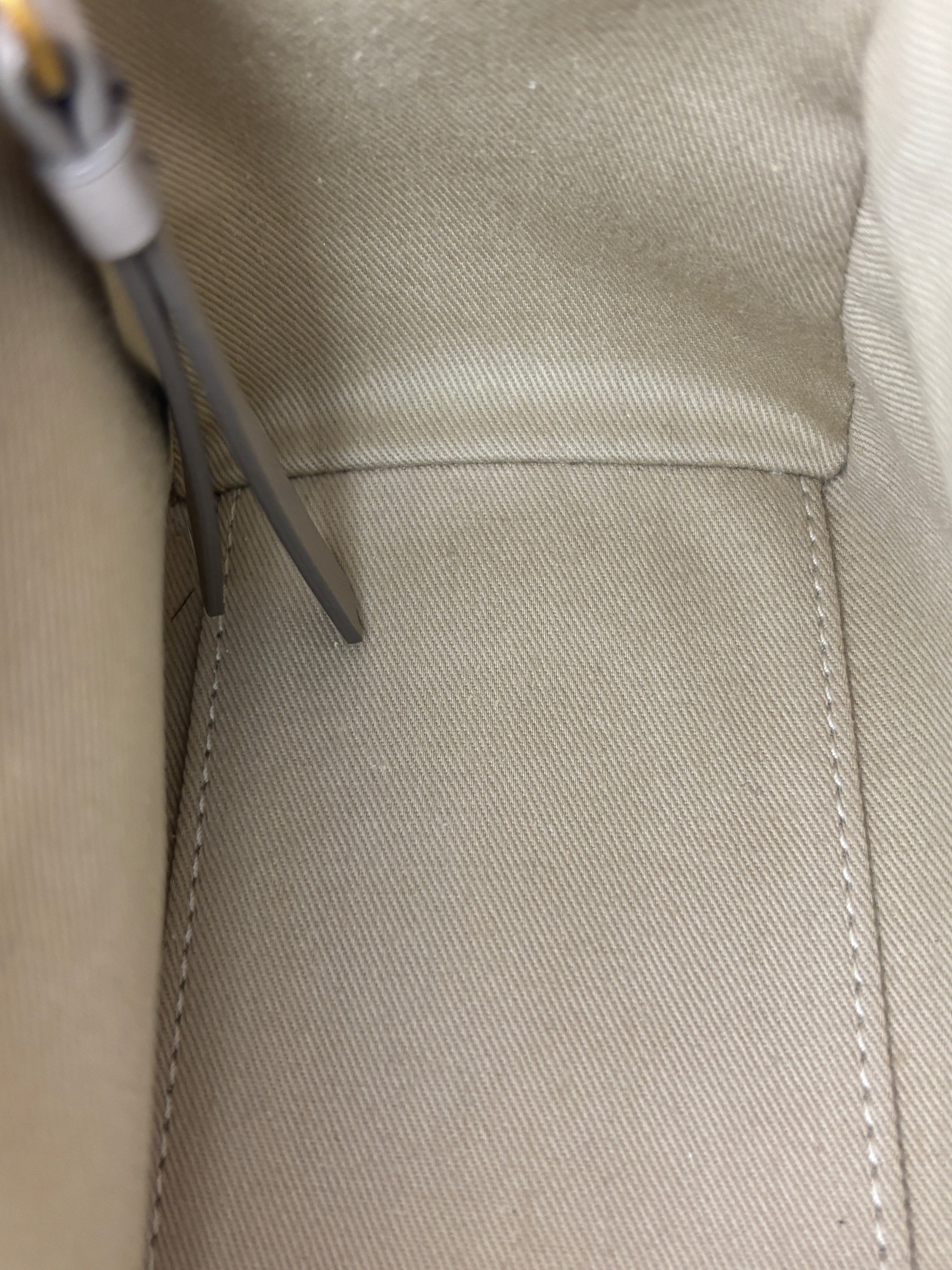 Small Tess Day Bag Motty Grey Grained & Smooth Calfskin MHW