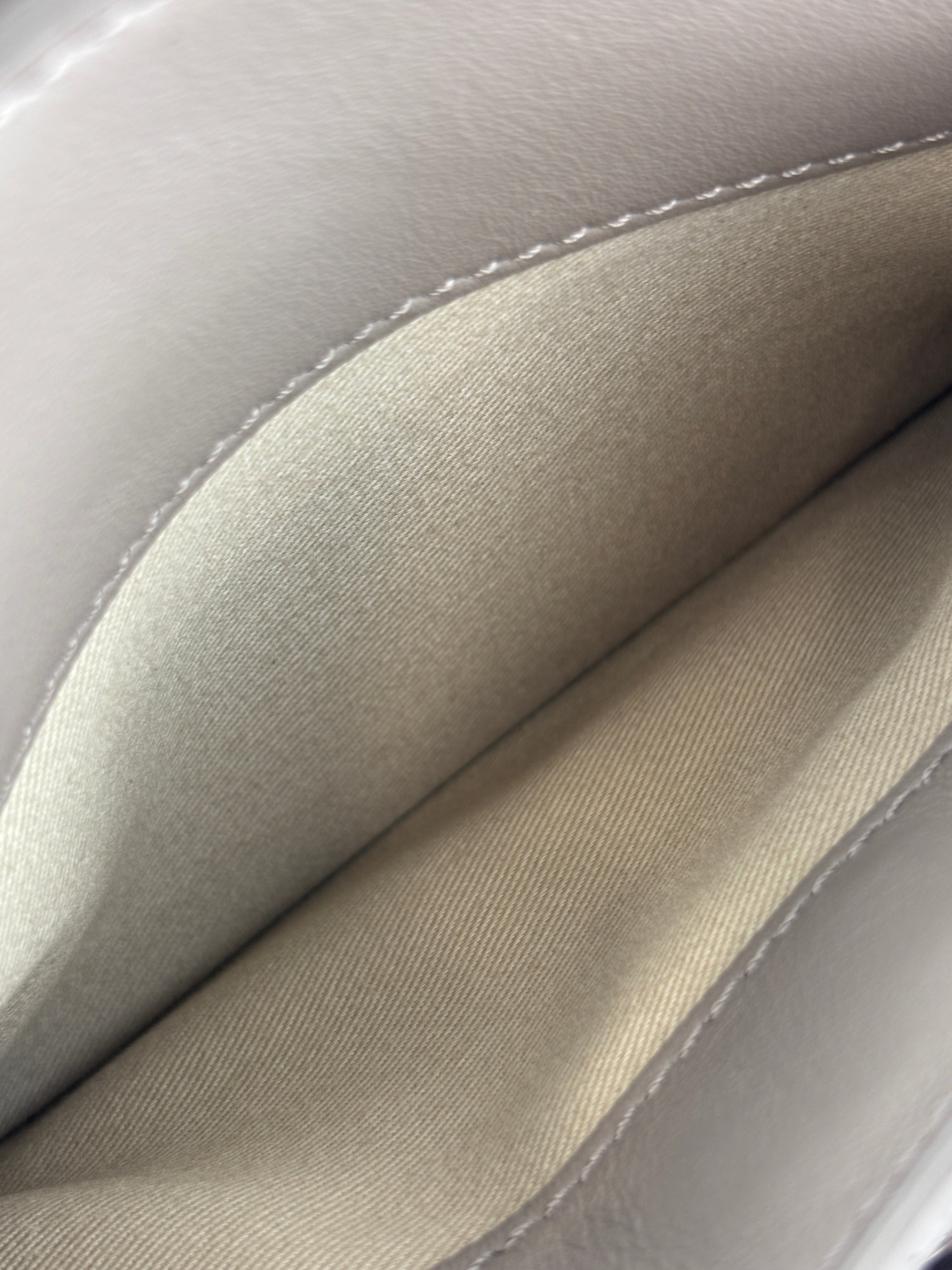 Small Tess Day Bag Motty Grey Grained & Smooth Calfskin MHW