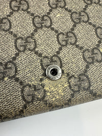 GG Supreme Dionysus Beige & Ebony Wallet On Chain