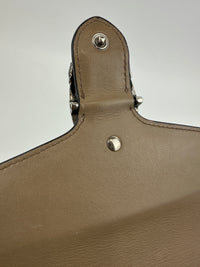 GG Supreme Dionysus Beige & Ebony Wallet On Chain