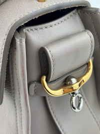 Small Tess Day Bag Motty Grey Grained & Smooth Calfskin MHW