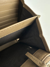 GG Supreme Dionysus Beige & Ebony Wallet On Chain