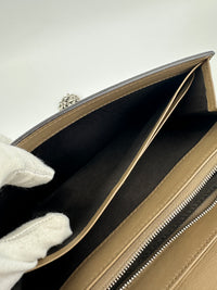 GG Supreme Dionysus Beige & Ebony Wallet On Chain