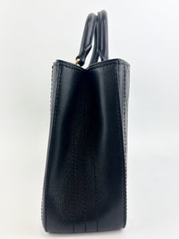 Black Bullskin Shopping Bag AGHW