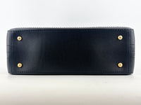 Black Bullskin Shopping Bag AGHW
