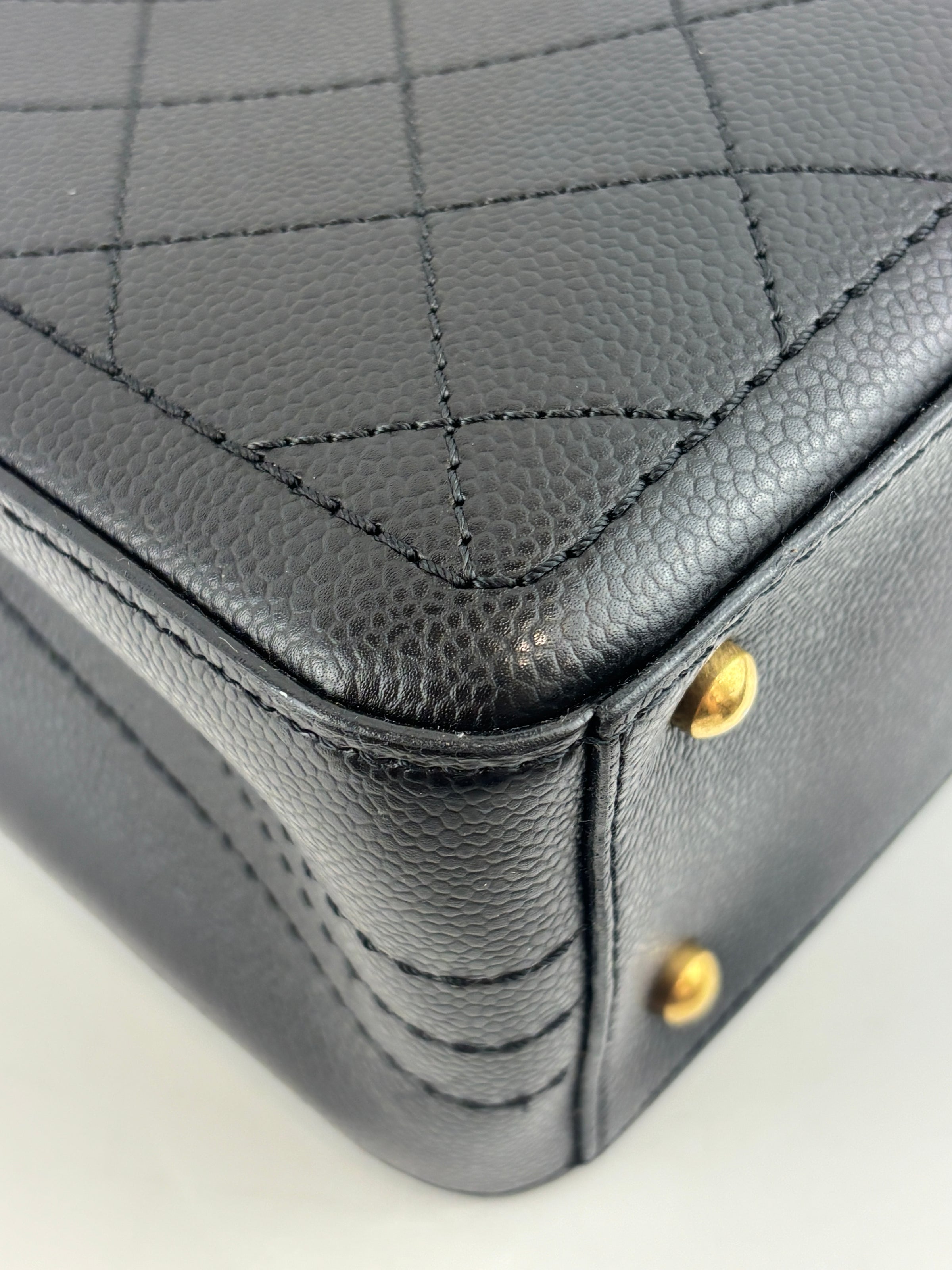 Black Bullskin Shopping Bag AGHW