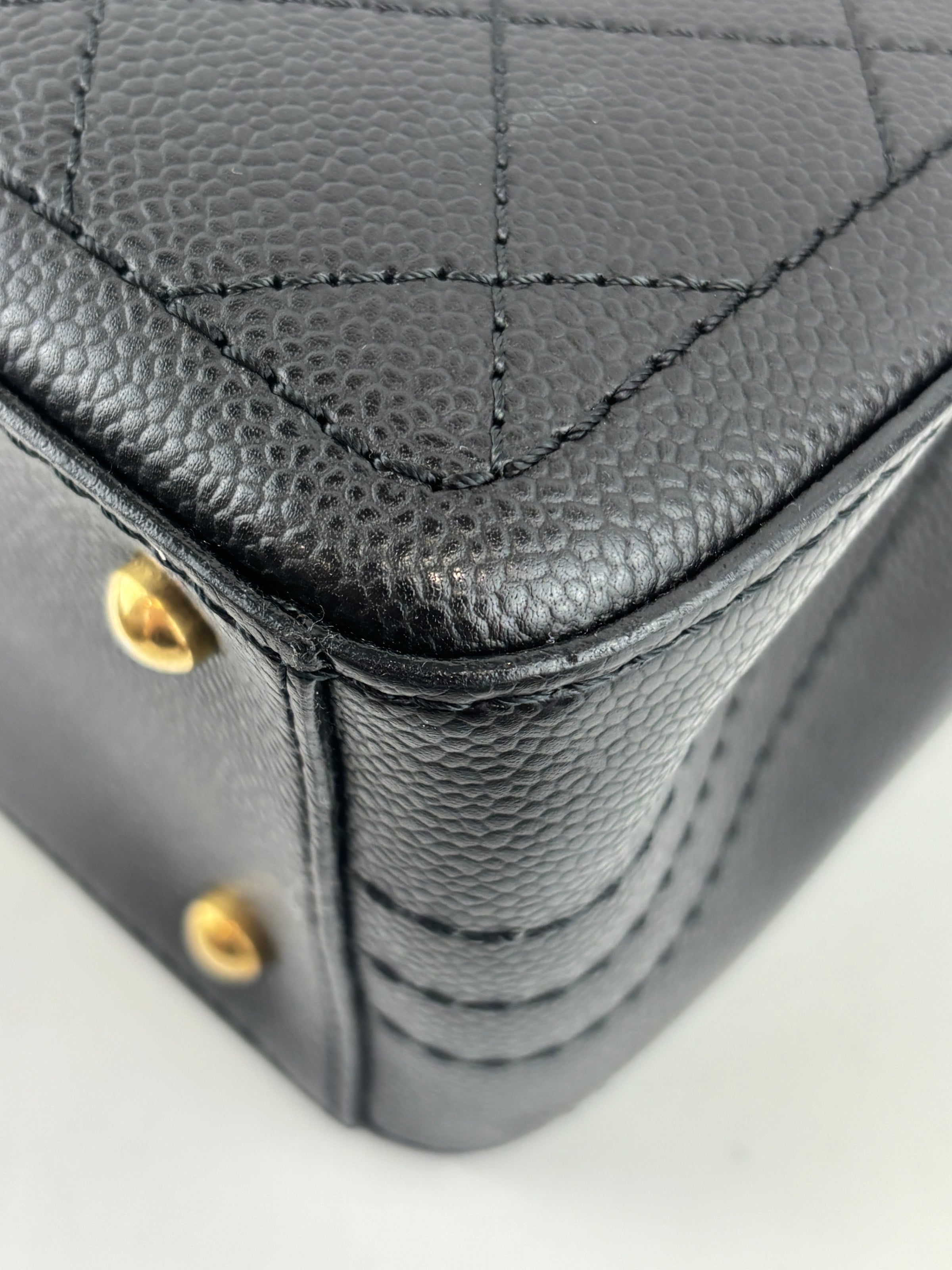 Black Bullskin Shopping Bag AGHW