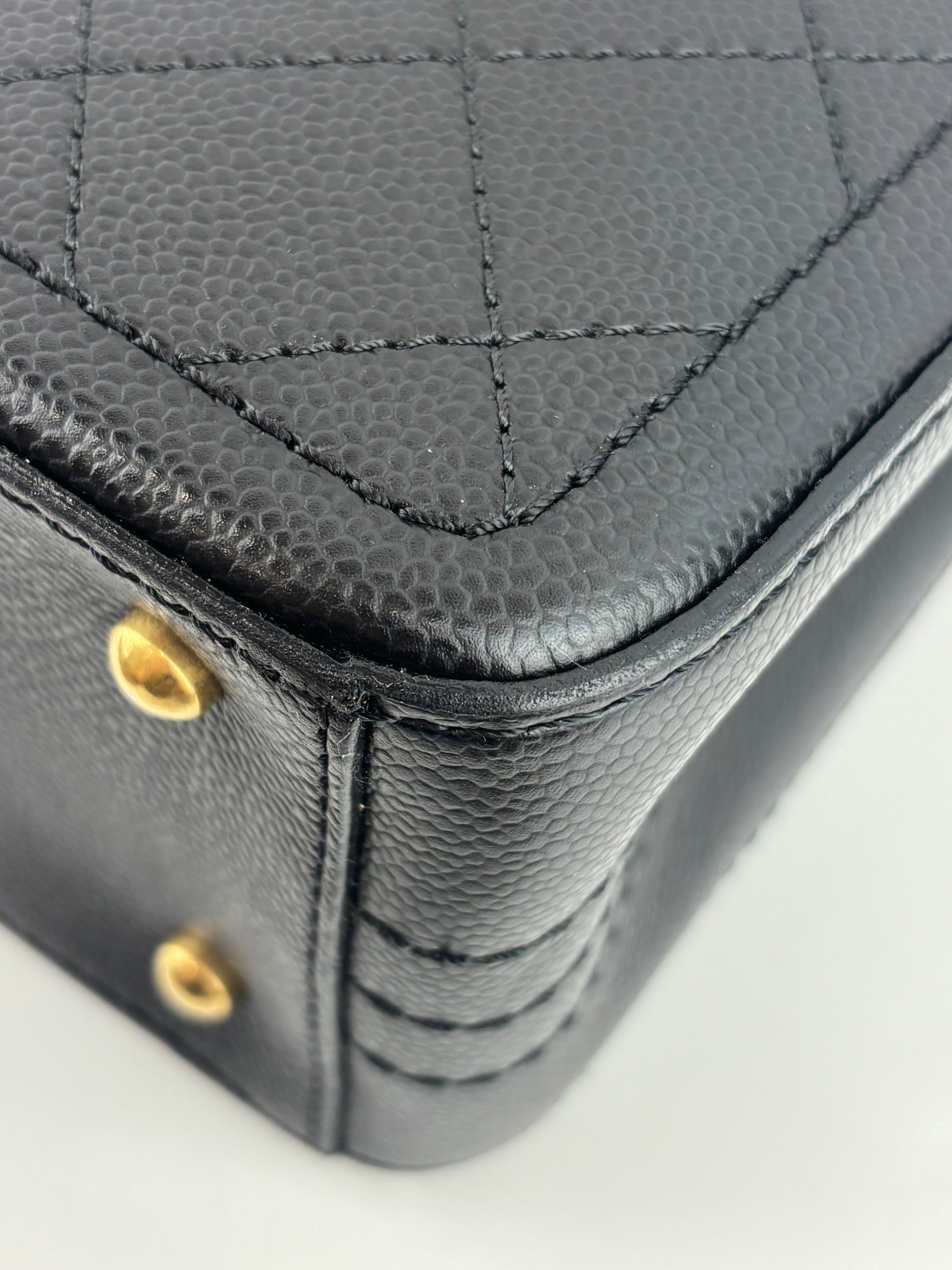 Black Bullskin Shopping Bag AGHW
