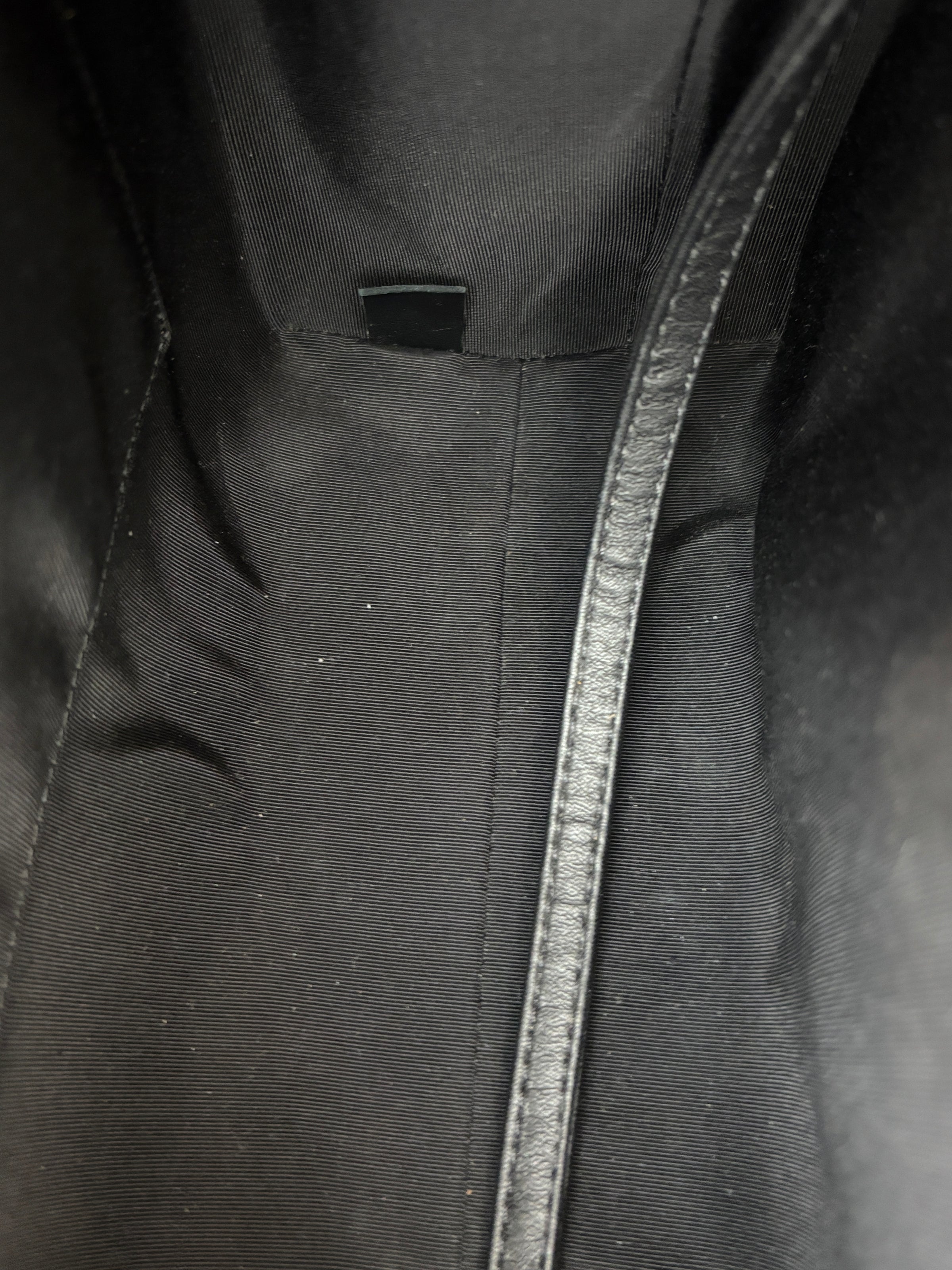 Black Bullskin Shopping Bag AGHW