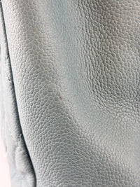 GST Grand Shopping Tote in Light Blue Caviar Leather SHW
