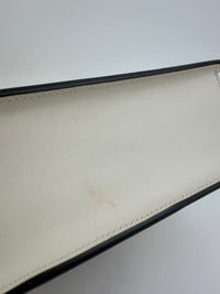 Small Web Sylvie White Smooth Calfskin Leather Shoulder Bag