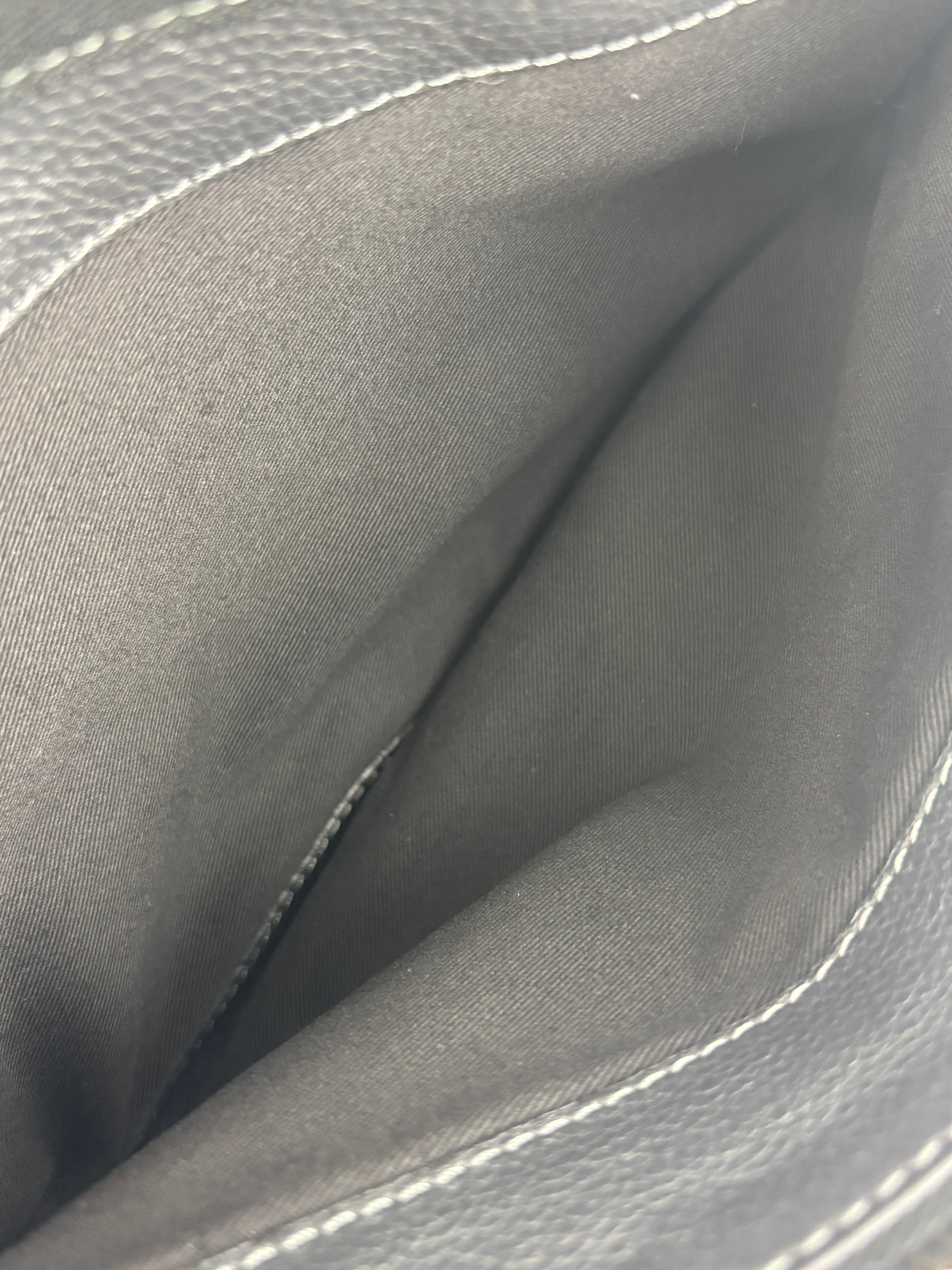 Betty Flat Zipper Clutch Dark Grey