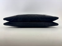 Vintage 2000s Black Nylon & Leather Sporty Shoulder Pochette
