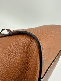 Small Hammock Duo Tone Tan Soft Grained Calfskin Bag