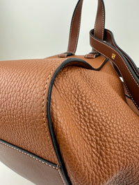 Small Hammock Duo Tone Tan Soft Grained Calfskin Bag