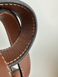 Small Hammock Duo Tone Tan Soft Grained Calfskin Bag