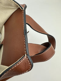 Small Hammock Duo Tone Tan Soft Grained Calfskin Bag