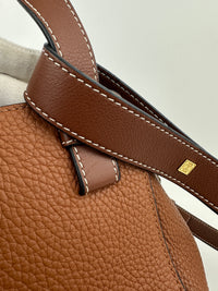 Small Hammock Duo Tone Tan Soft Grained Calfskin Bag