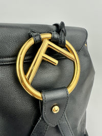 Vitello Cruise F is Fendi Black Drawstring Backpack