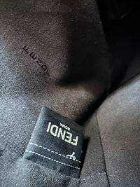 Vitello Cruise F is Fendi Black Drawstring Backpack