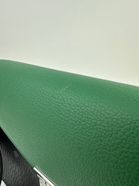 Mezzanin Visetos Colorblock Black / Green / White Leather Crossbody Bag