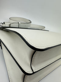 Mezzanin Visetos Colorblock Black / Green / White Leather Crossbody Bag