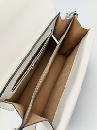 Mezzanin Visetos Colorblock Black / Green / White Leather Crossbody Bag