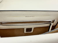 Mezzanin Visetos Colorblock Black / Green / White Leather Crossbody Bag