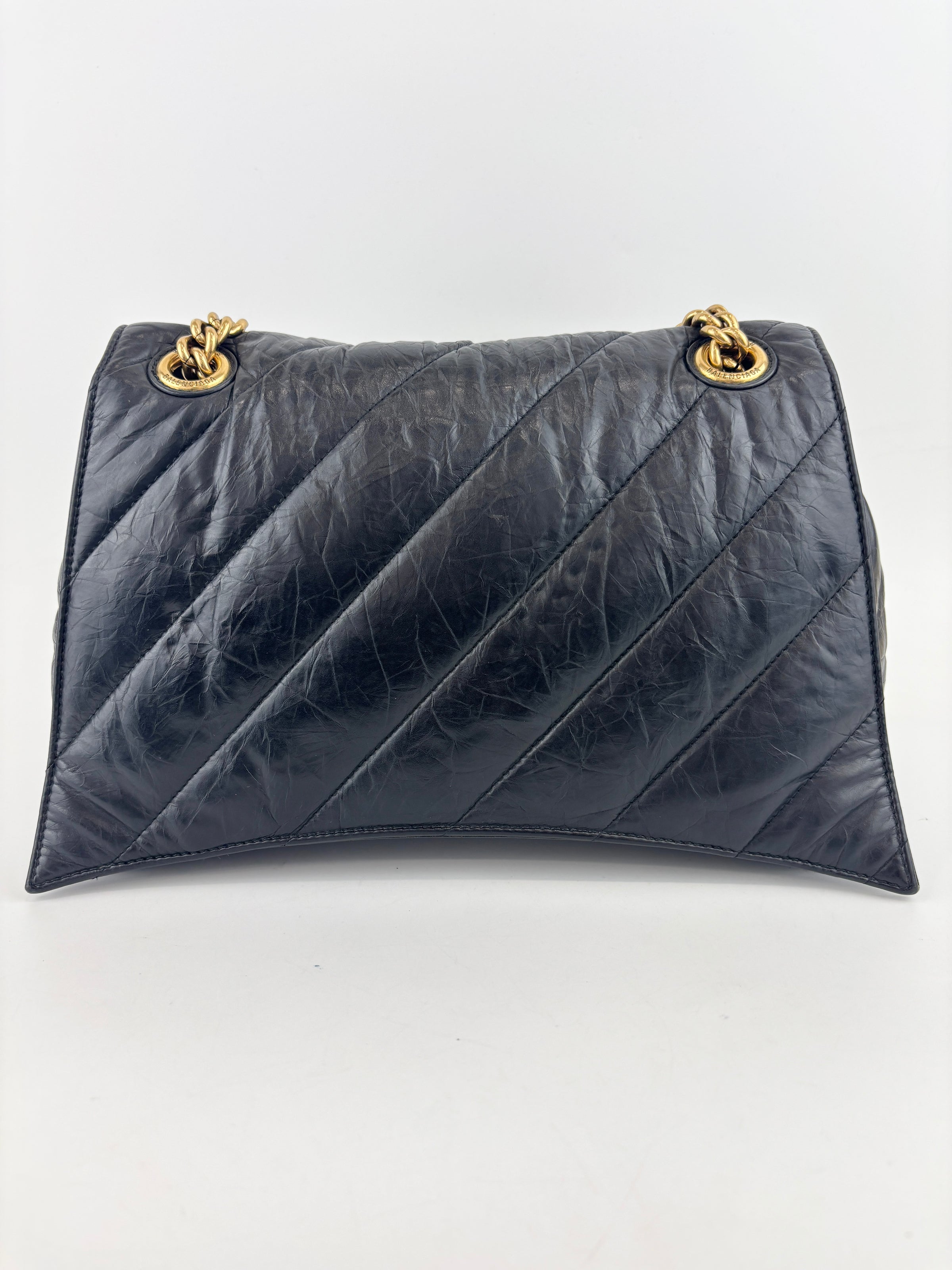 Crush Medium Leather Shoulder Bag