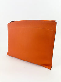 Pochette Bazar Medium MM Orange H Togo Leather PHW